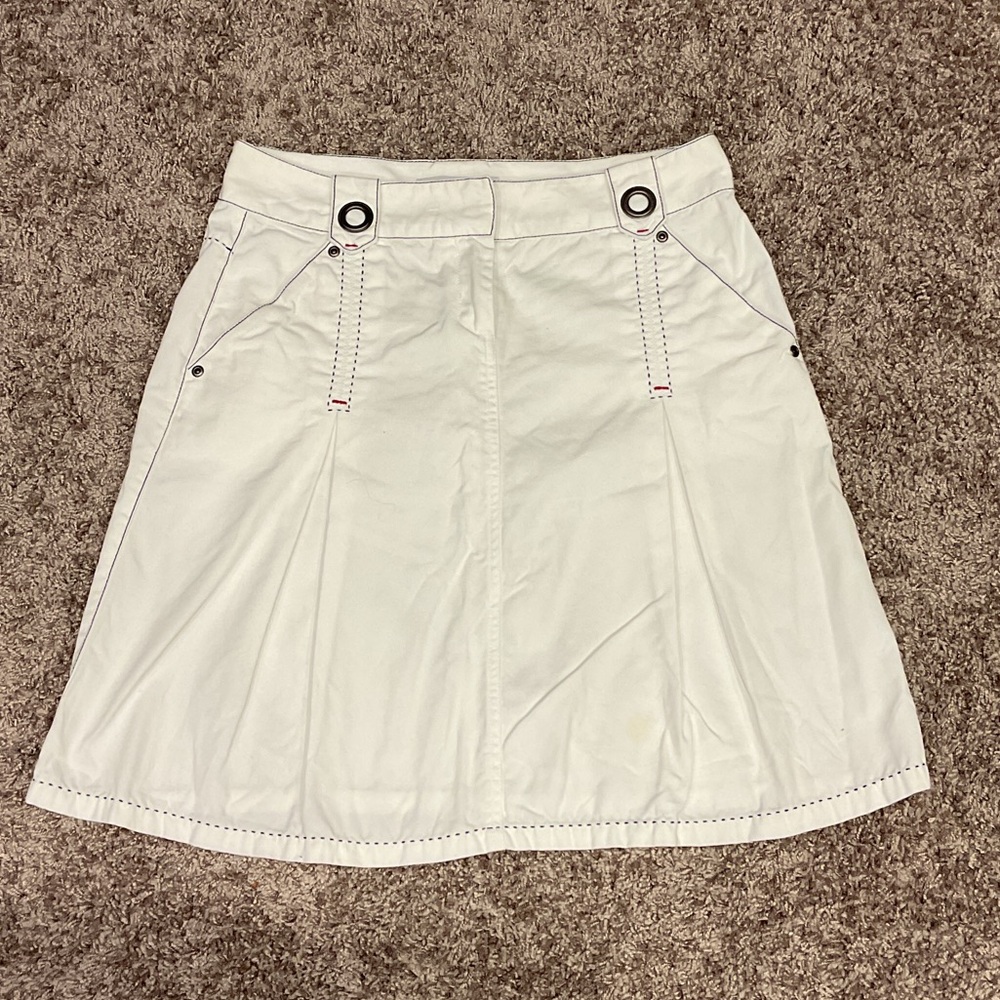CAbi White A-Line Skirt, Size 4